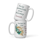 Personalized Coffee Mug For Sisters - Best Live Ever