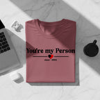 Valentine’s Day Couple Shirt – You Are My Person Since 2004 – Romantic Anniversary Gift