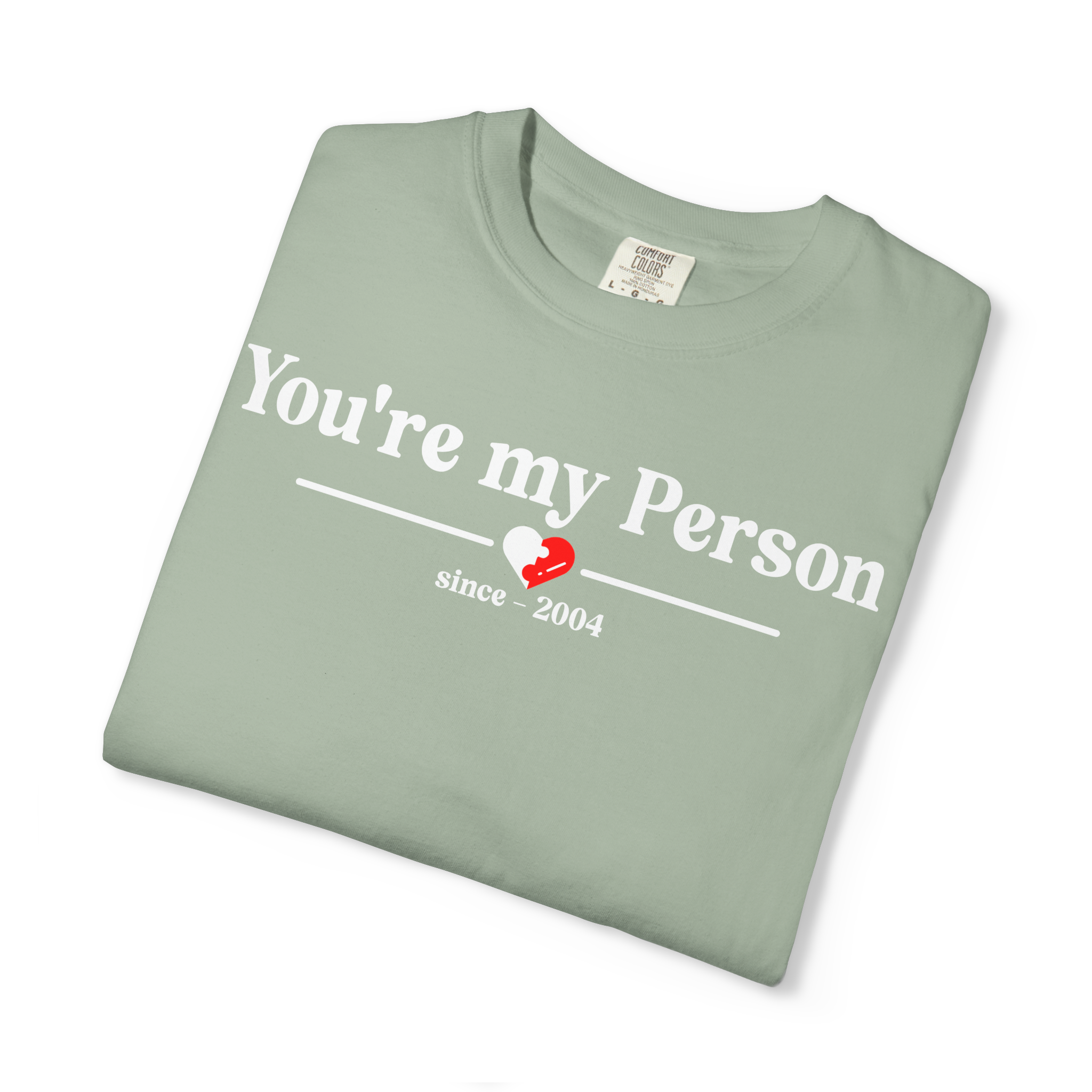 Valentine’s Day Couple Shirt – You Are My Person Since 2004 – Romantic Anniversary Gift