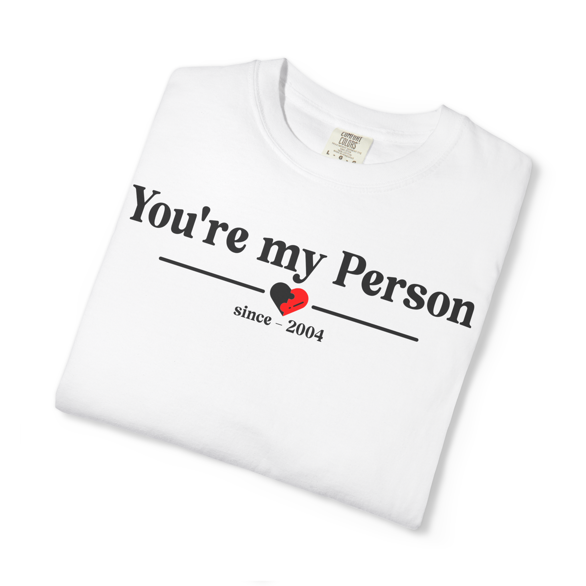 Valentine’s Day Couple Shirt – You Are My Person Since 2004 – Romantic Anniversary Gift
