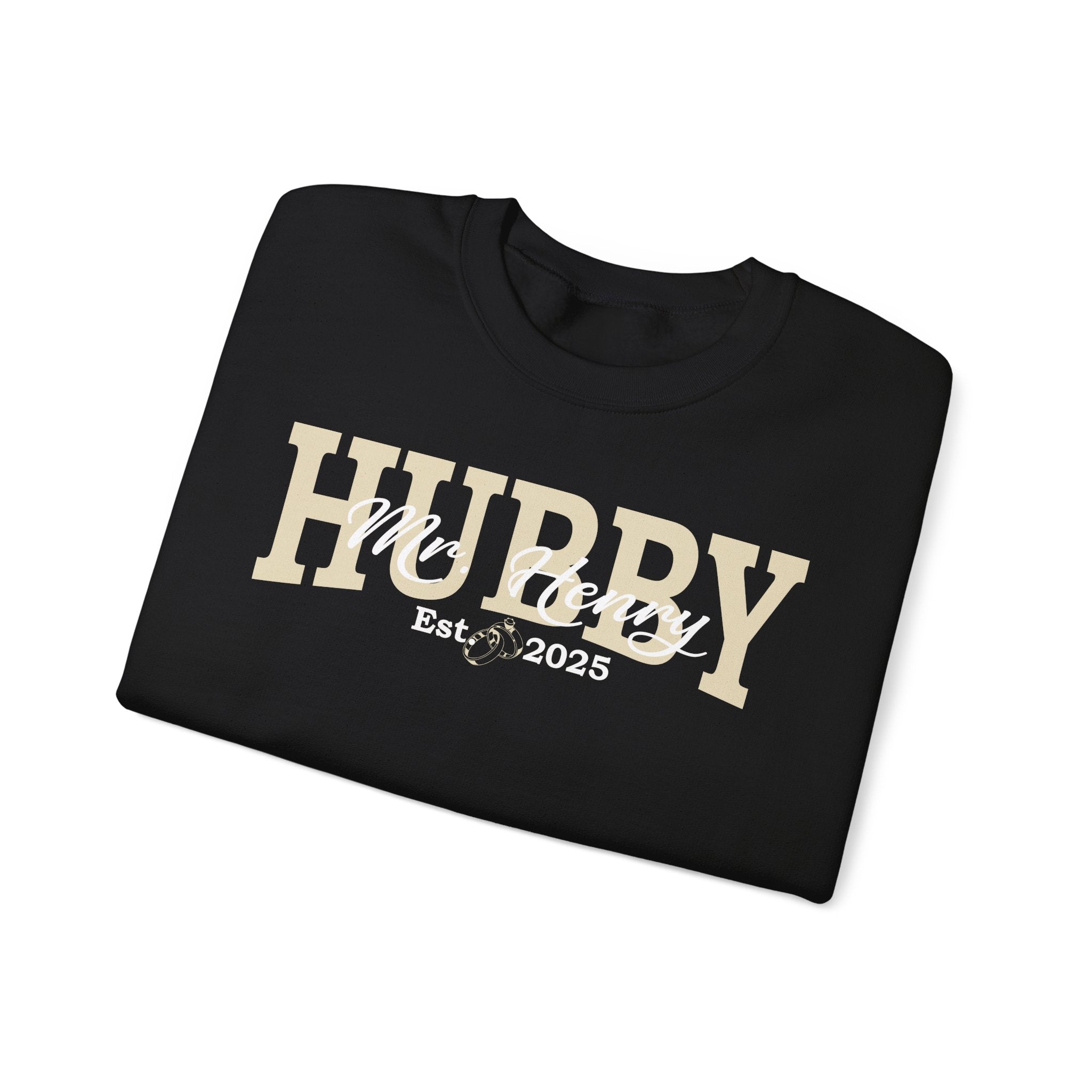 Custom Wifey/Hubby Sweatshirt with Est. Date