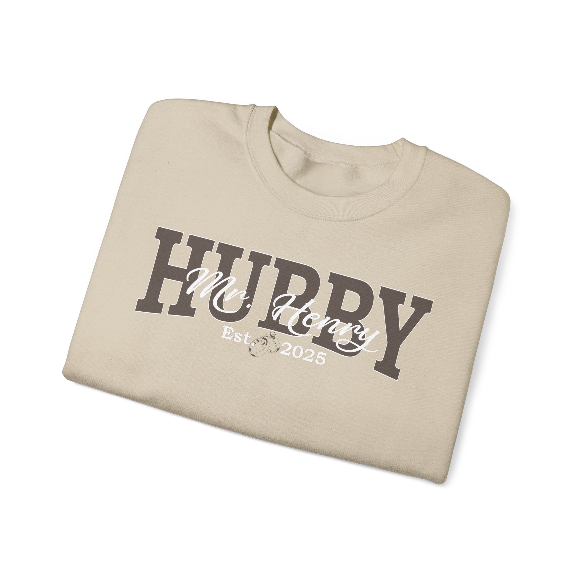 Custom Wifey/Hubby Sweatshirt with Est. Date