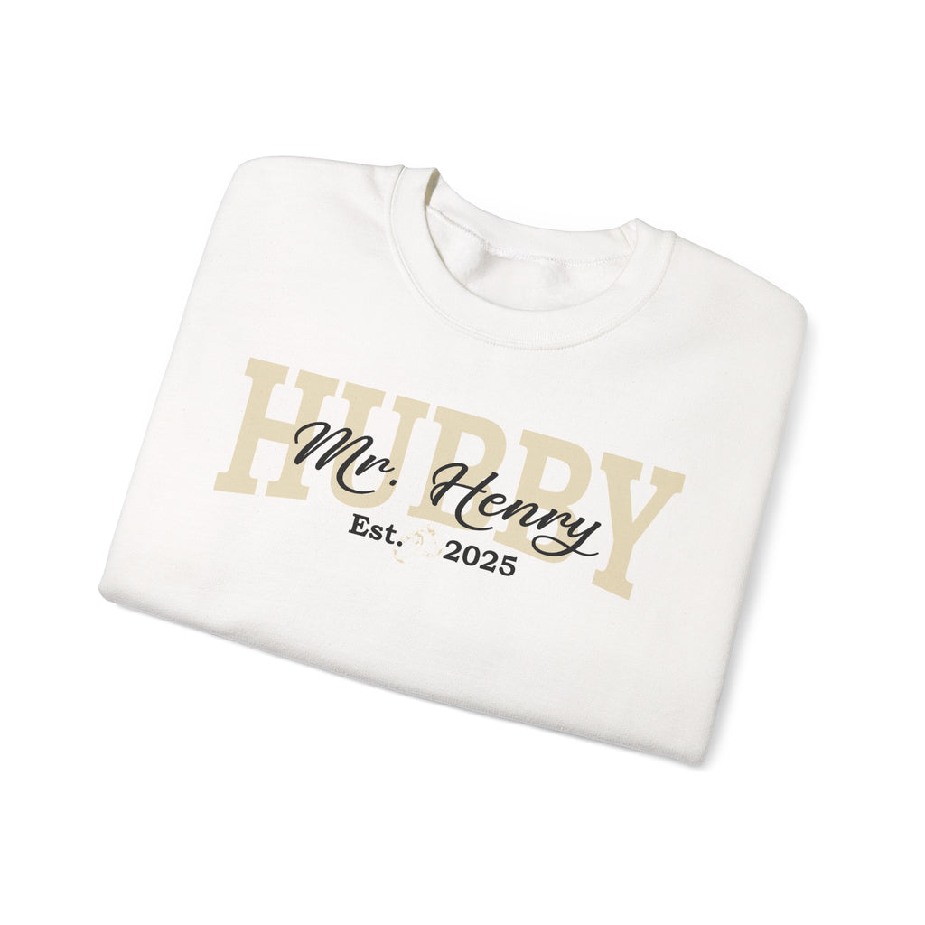 Custom Wifey/Hubby Sweatshirt with Est. Date