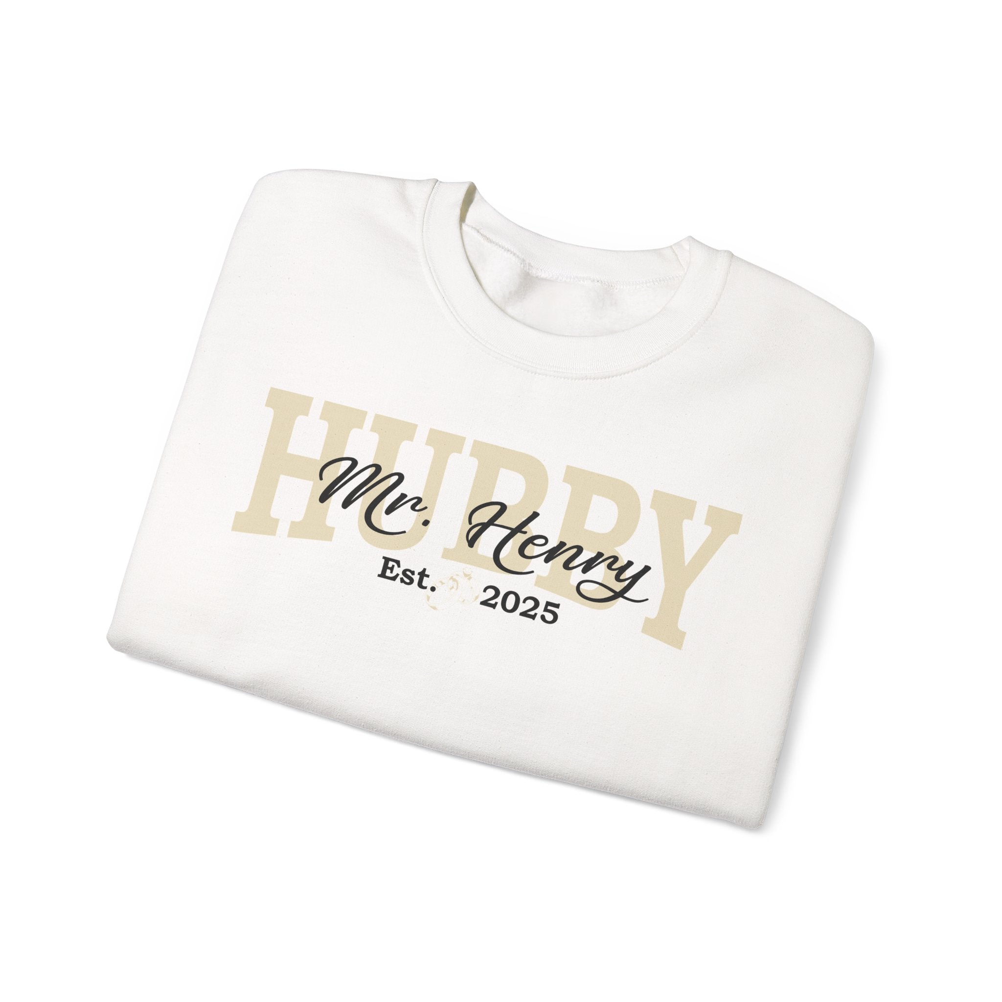 Custom Wifey/Hubby Sweatshirt with Est. Date