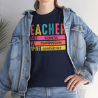 Best Teacher Ever Adult Unisex T-Shirt- Back To School Shirts