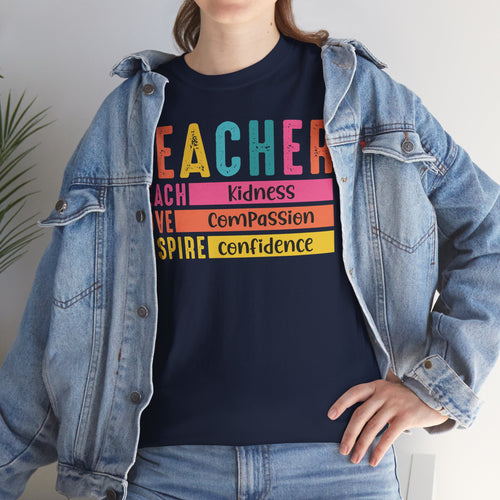 Best Teacher Ever Adult Unisex T-Shirt- Back To School Shirts