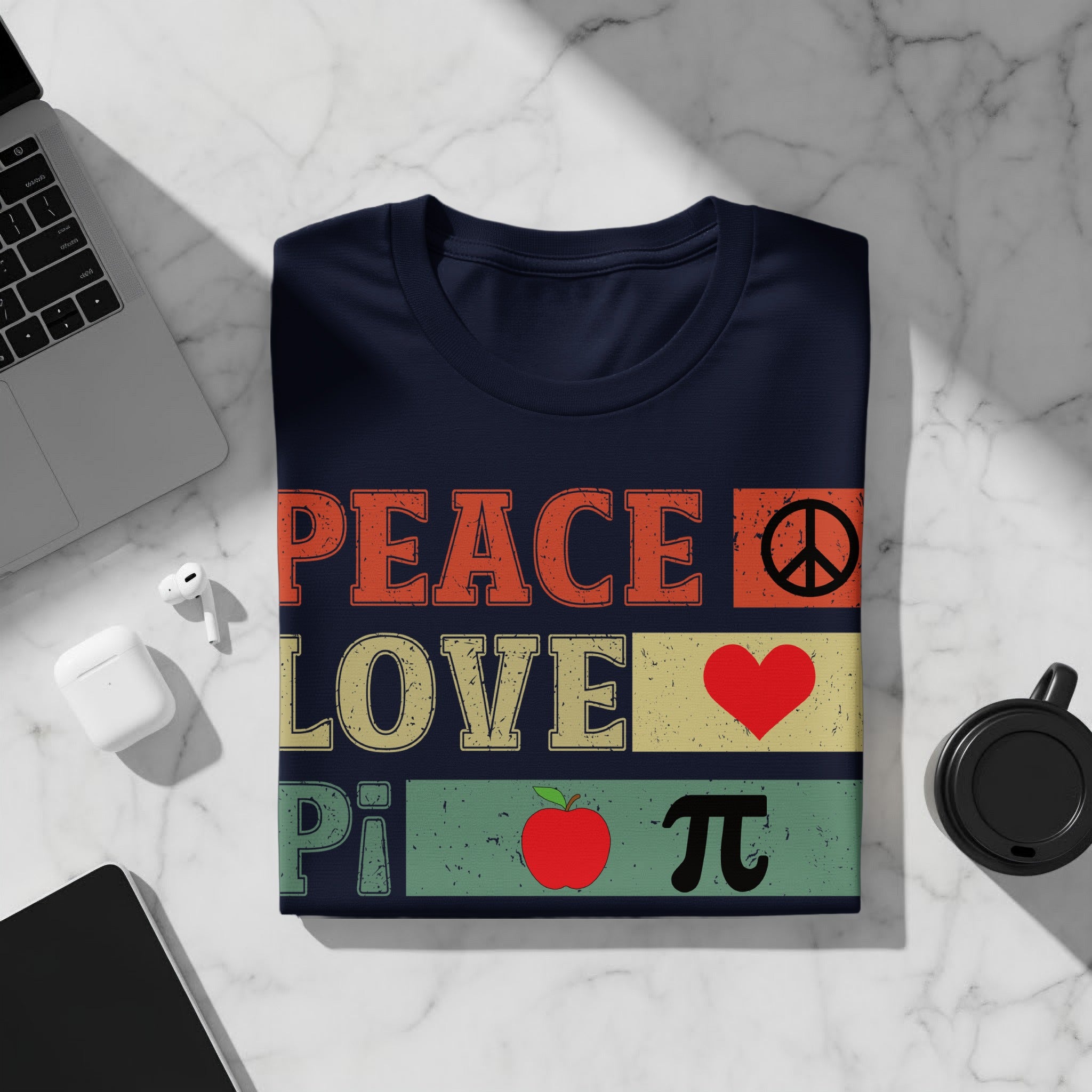 Peace Love Pi - Pi Day 2026 Shirt