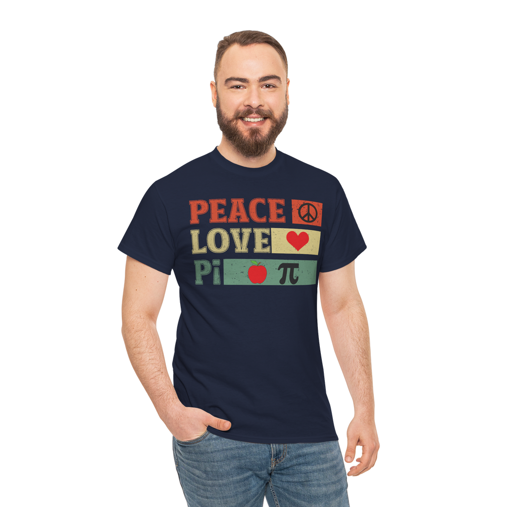 Peace Love Pi - Pi Day 2026 Shirt