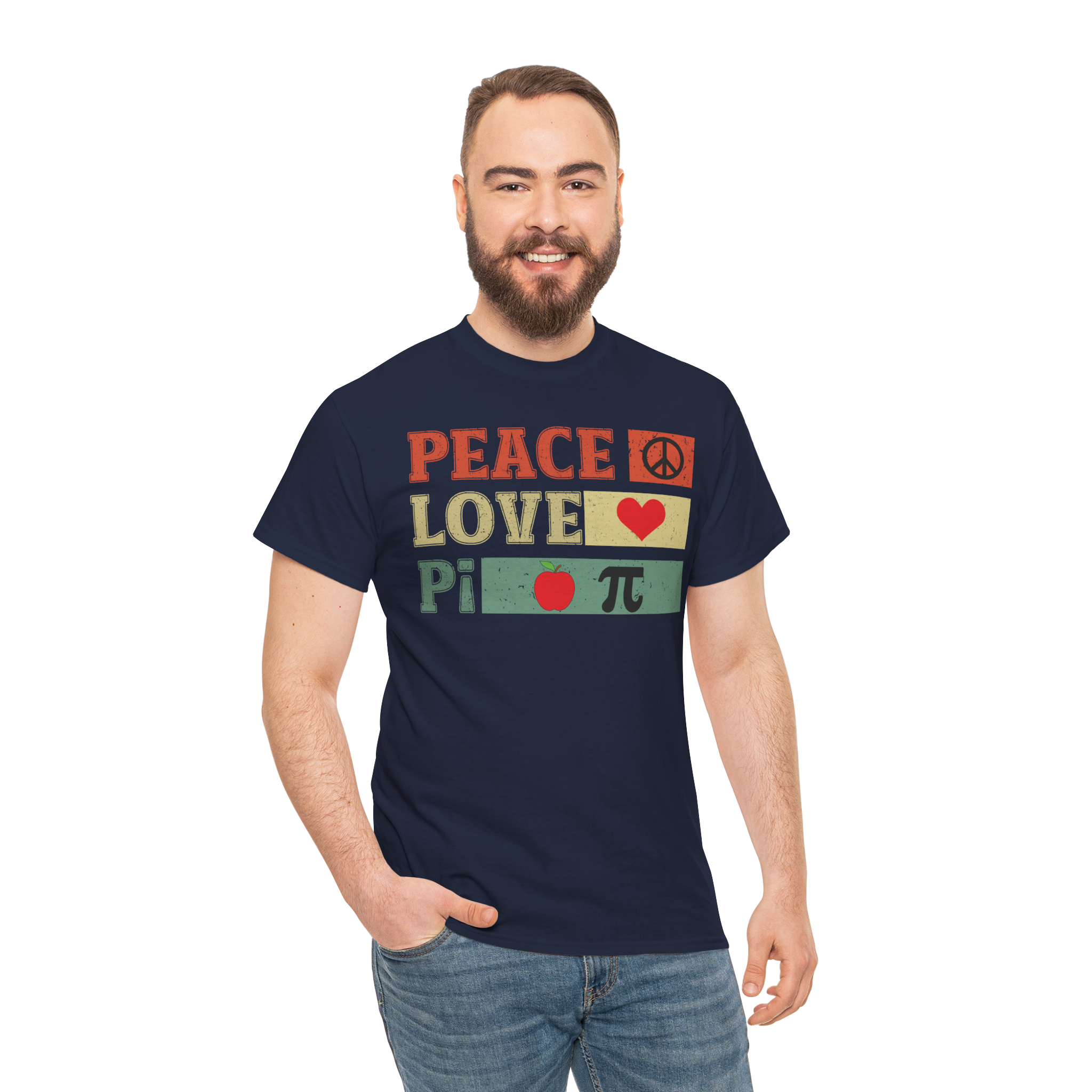 Peace Love Pi - Pi Day 2026 Shirt