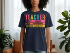 Best Teacher Ever Adult Unisex T-Shirt- Back To School Shirts