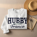 Personalized Hubby Sweatshirt with Est. Date