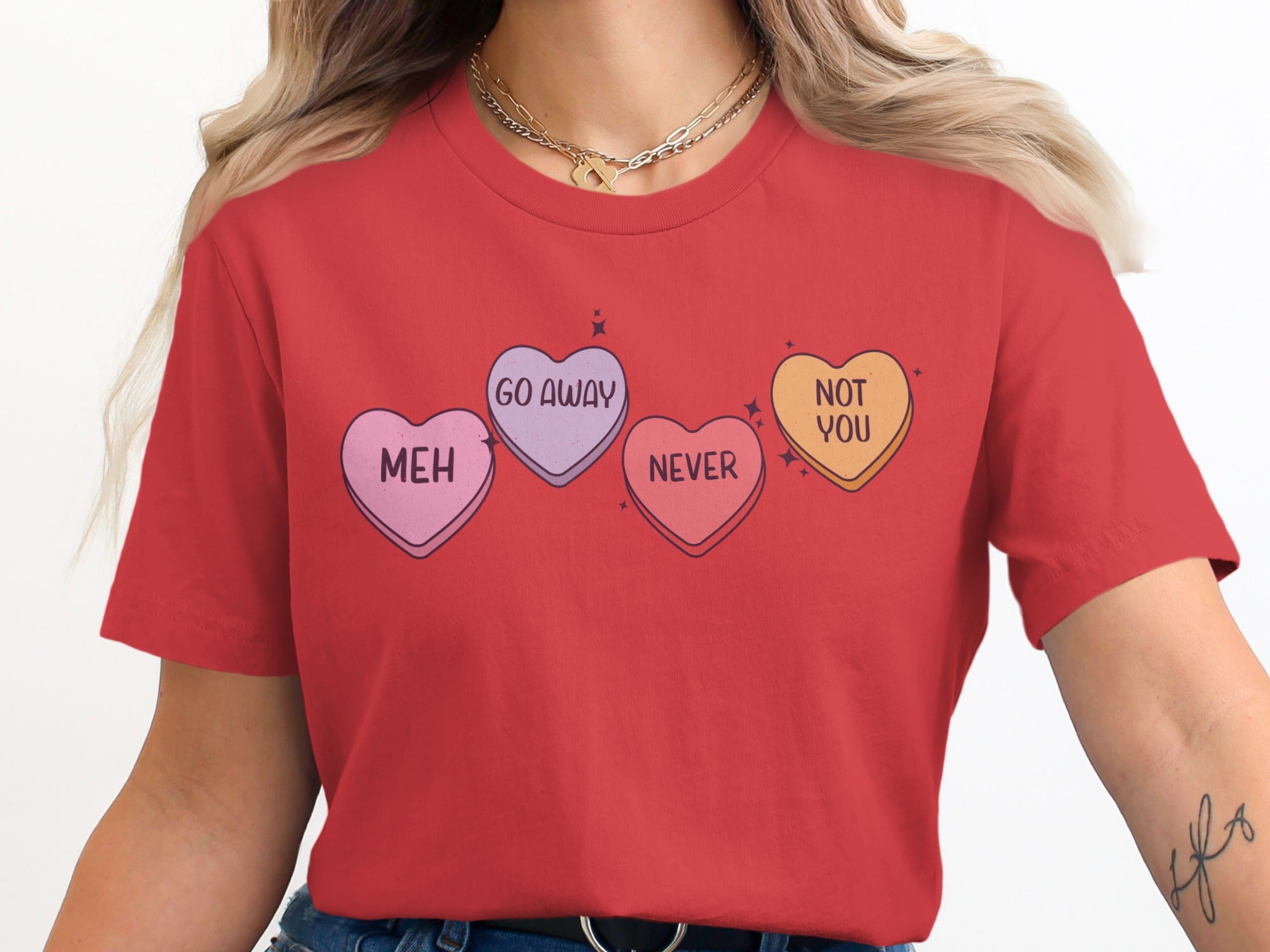 Custom Galentines Day Shirt – Candy Heart Valentine Design – Friends Valentine Outfit