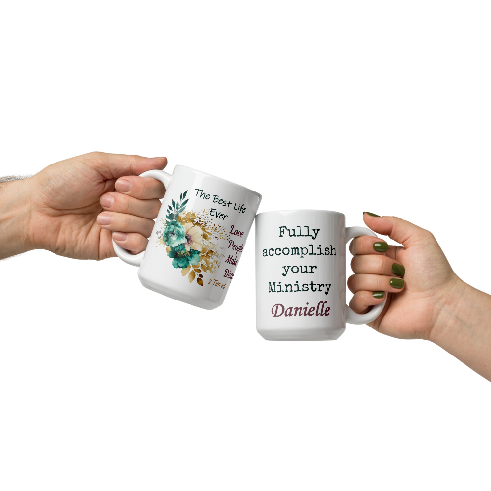 Personalized Coffee Mug For Sisters - Best Live Ever